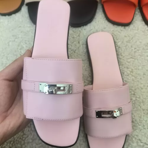 Hermes Slippers For Women #1368672 $85.00 USD, Wholesale Replica Hermes Slippers