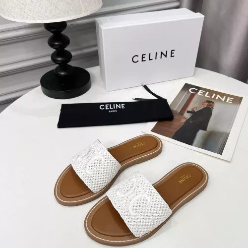 Celine Slippers For Women #1368698 $76.00 USD, Wholesale Replica Celine Slippers