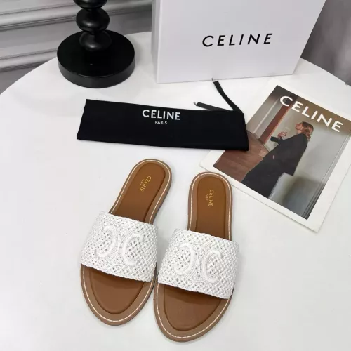 Replica Celine Slippers For Women #1368698 $76.00 USD for Wholesale