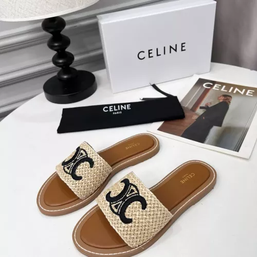 Celine Slippers For Women #1368699 $76.00 USD, Wholesale Replica Celine Slippers