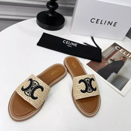Replica Celine Slippers For Women #1368699 $76.00 USD for Wholesale