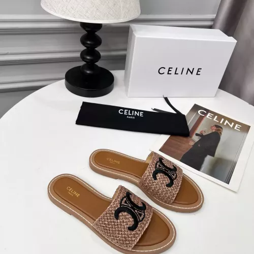 Replica Celine Slippers For Women #1368700 $76.00 USD for Wholesale