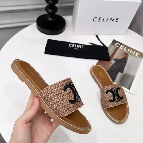 Replica Celine Slippers For Women #1368700 $76.00 USD for Wholesale