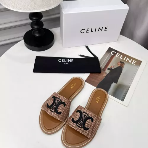 Replica Celine Slippers For Women #1368700 $76.00 USD for Wholesale