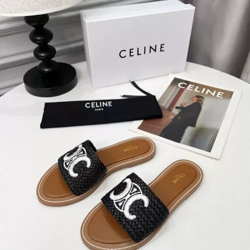 Celine Slippers For Women #1368701 $76.00 USD, Wholesale Replica Celine Slippers