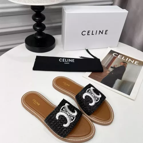 Replica Celine Slippers For Women #1368701 $76.00 USD for Wholesale