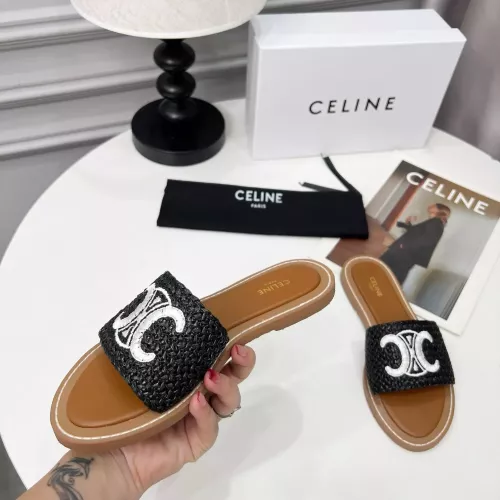 Replica Celine Slippers For Women #1368701 $76.00 USD for Wholesale