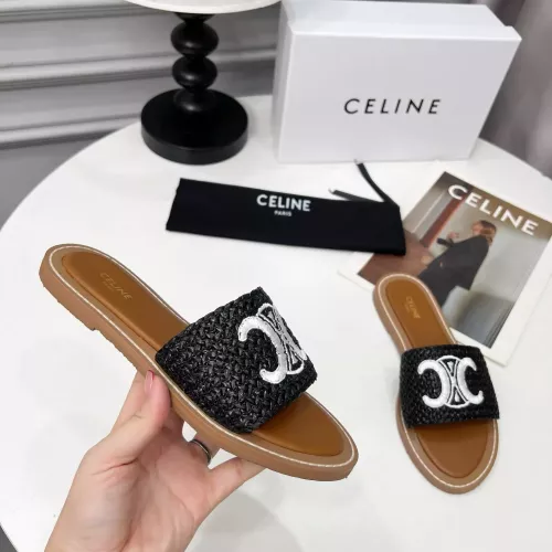 Replica Celine Slippers For Women #1368701 $76.00 USD for Wholesale