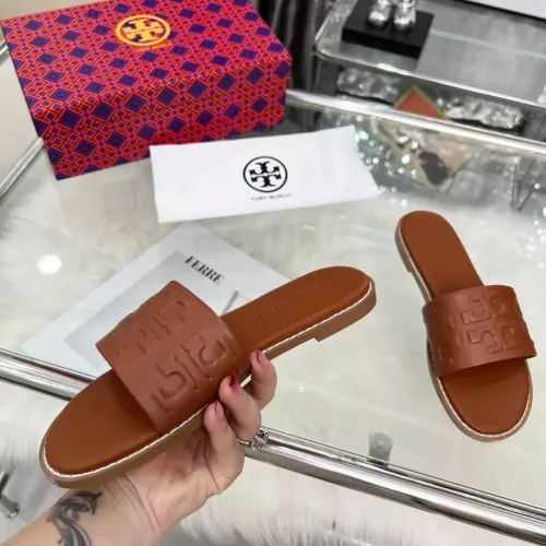 Replica Tory Burch TB Slippers For Women #1368705 $82.00 USD for Wholesale