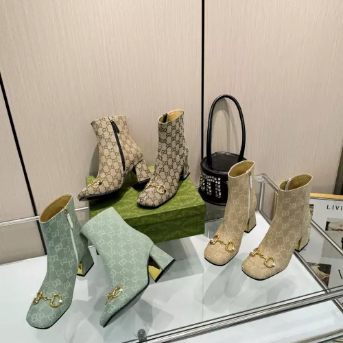 Replica Gucci Boots For Women #1368716 $100.00 USD for Wholesale