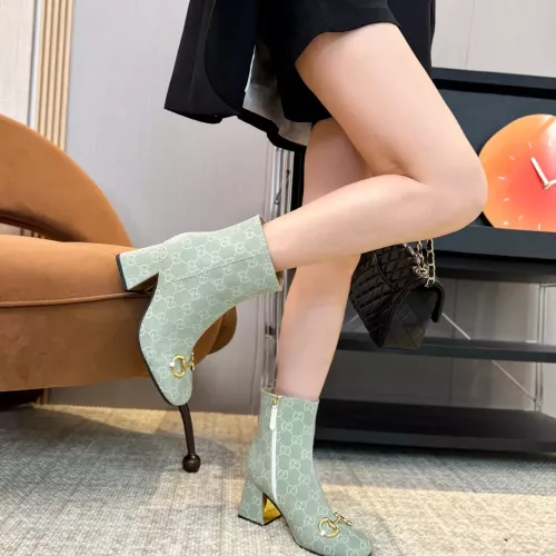 Replica Gucci Boots For Women #1368716 $100.00 USD for Wholesale