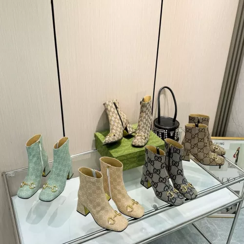 Replica Gucci Boots For Women #1368717 $100.00 USD for Wholesale