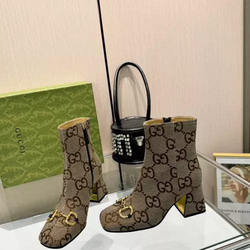 Replica Gucci Boots For Women #1368718 $100.00 USD for Wholesale