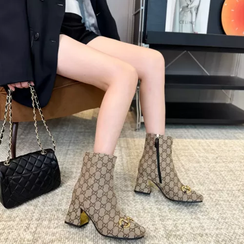 Replica Gucci Boots For Women #1368719 $100.00 USD for Wholesale
