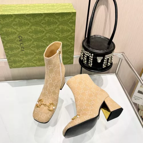 Replica Gucci Boots For Women #1368720 $100.00 USD for Wholesale
