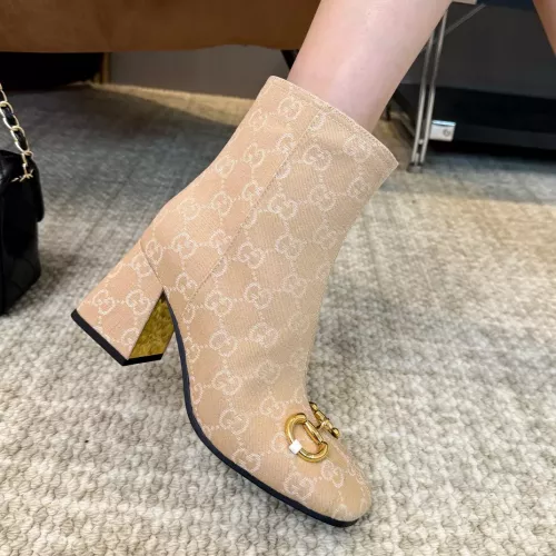 Replica Gucci Boots For Women #1368720 $100.00 USD for Wholesale