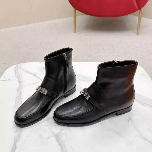 Replica Hermes Boots For Women #1368722 $132.00 USD for Wholesale