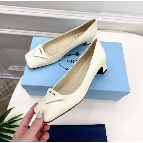 Prada High-heeled Shoes For Women #1368723 $108.00 USD, Wholesale Replica Prada High-heeled Shoes