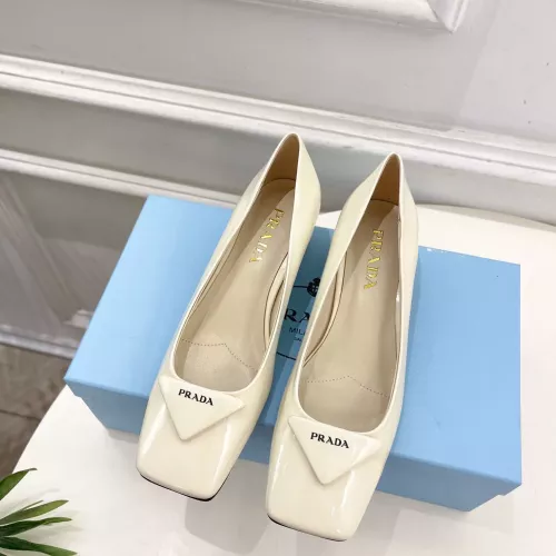 Replica Prada High-heeled Shoes For Women #1368723 $108.00 USD for Wholesale