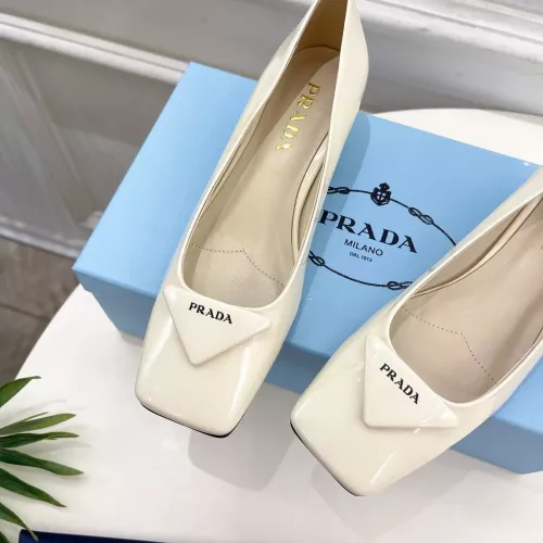 Replica Prada High-heeled Shoes For Women #1368723 $108.00 USD for Wholesale