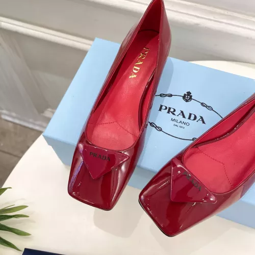 Replica Prada High-heeled Shoes For Women #1368725 $108.00 USD for Wholesale