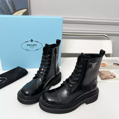 Replica Prada Boots For Women #1368744 $115.00 USD for Wholesale