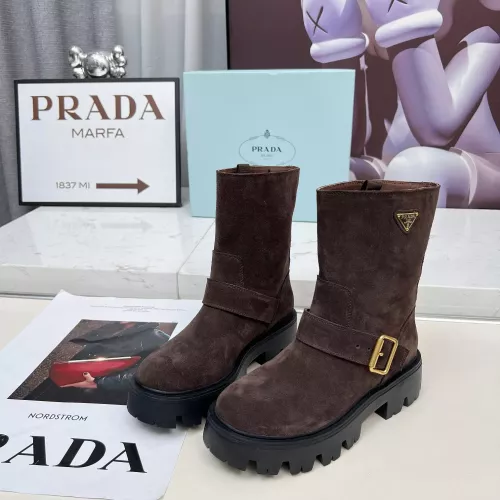 Replica Prada Boots For Women #1368748 $115.00 USD for Wholesale