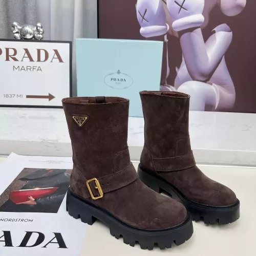 Replica Prada Boots For Women #1368748 $115.00 USD for Wholesale
