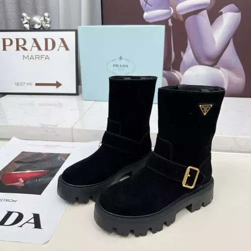 Replica Prada Boots For Women #1368749 $115.00 USD for Wholesale