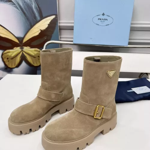 Replica Prada Boots For Women #1368753 $115.00 USD for Wholesale