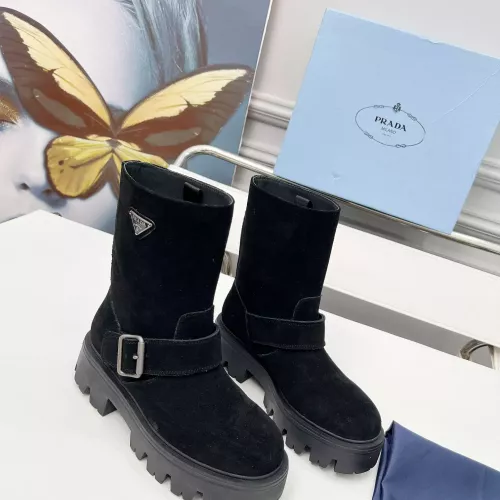 Replica Prada Boots For Women #1368754 $115.00 USD for Wholesale