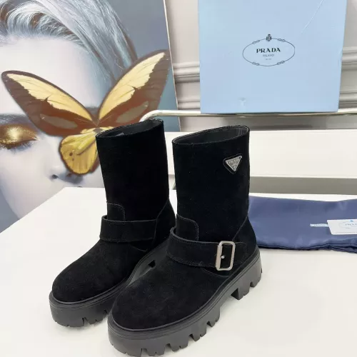 Replica Prada Boots For Women #1368754 $115.00 USD for Wholesale