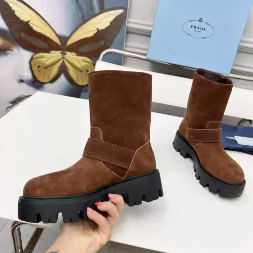 Replica Prada Boots For Women #1368755 $115.00 USD for Wholesale