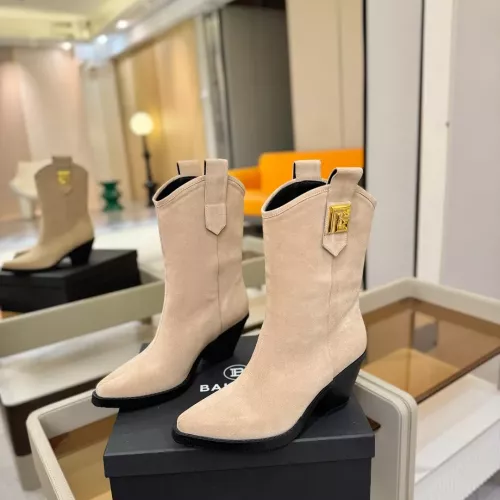 Replica Balmain Boots For Women #1368763 $192.00 USD for Wholesale