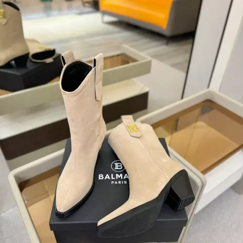 Replica Balmain Boots For Women #1368763 $192.00 USD for Wholesale