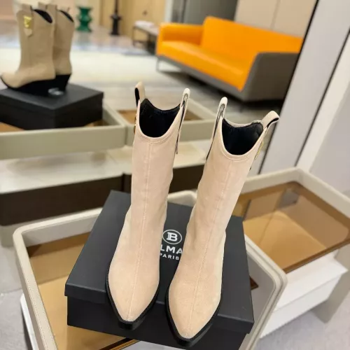 Replica Balmain Boots For Women #1368763 $192.00 USD for Wholesale