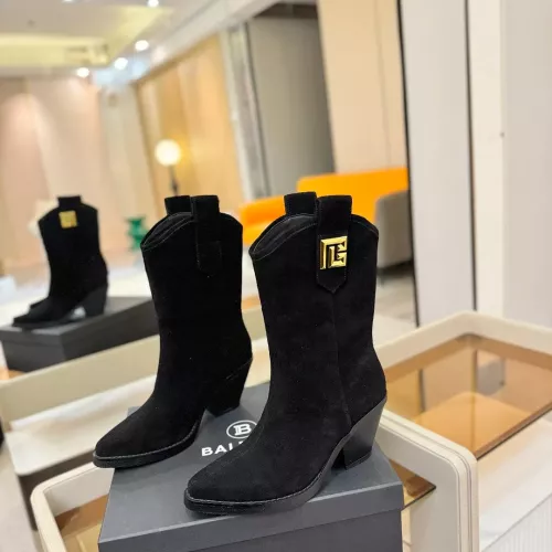 Replica Balmain Boots For Women #1368765 $192.00 USD for Wholesale