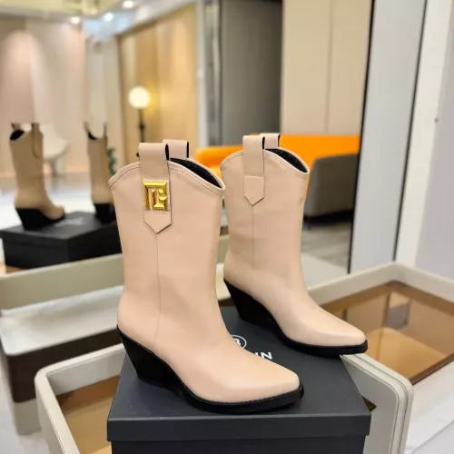 Replica Balmain Boots For Women #1368767 $192.00 USD for Wholesale
