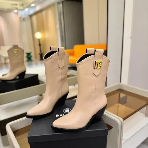 Replica Balmain Boots For Women #1368767 $192.00 USD for Wholesale