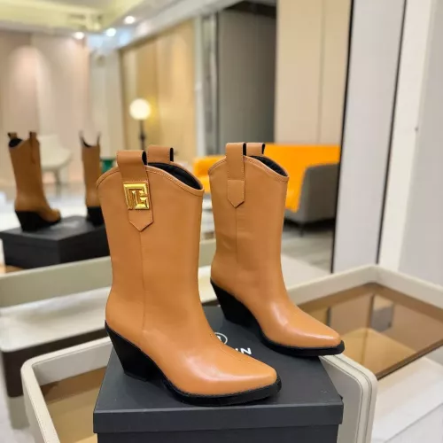 Replica Balmain Boots For Women #1368768 $192.00 USD for Wholesale