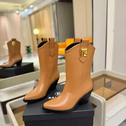 Replica Balmain Boots For Women #1368768 $192.00 USD for Wholesale