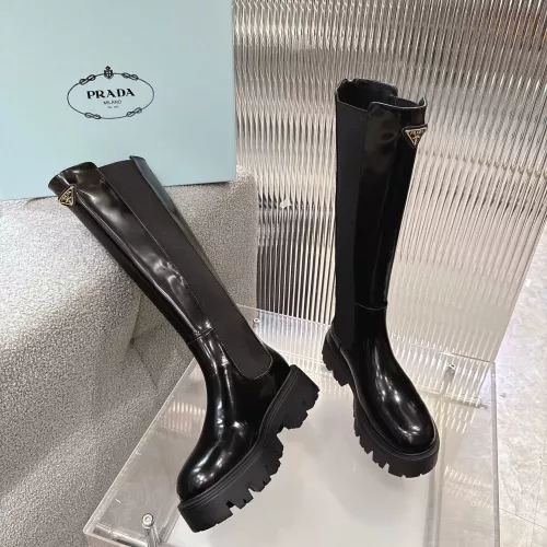 Replica Prada Boots For Women #1368783 $158.00 USD for Wholesale