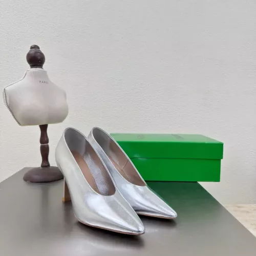 Replica Bottega Veneta BV High-heeled Shoes For Women #1368838 $128.00 USD for Wholesale