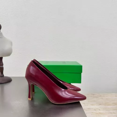 Replica Bottega Veneta BV High-heeled Shoes For Women #1368840 $128.00 USD for Wholesale