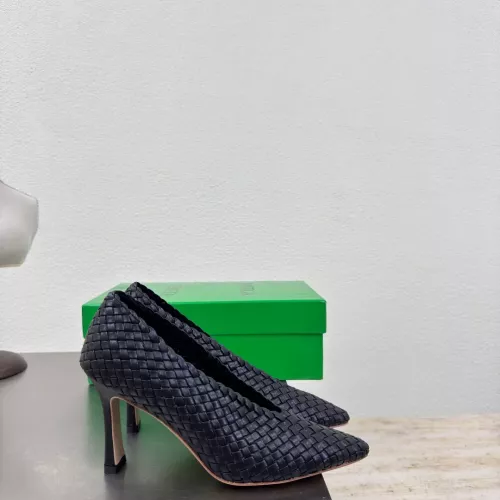 Replica Bottega Veneta BV High-heeled Shoes For Women #1368847 $132.00 USD for Wholesale
