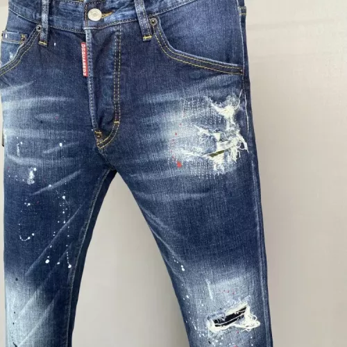 Replica Dsquared Jeans For Men #1368883 $60.00 USD for Wholesale