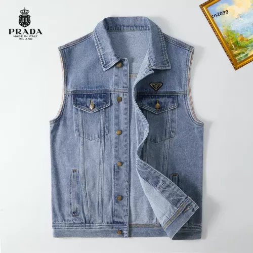 Prada Jackets Sleeveless For Men #1368966 $60.00 USD, Wholesale Replica Prada Jackets
