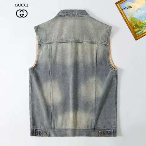 Replica Gucci Jackets Sleeveless For Men #1368971 $60.00 USD for Wholesale