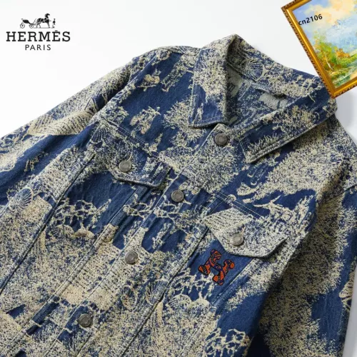 Replica Hermes Jackets Long Sleeved For Men #1368975 $60.00 USD for Wholesale