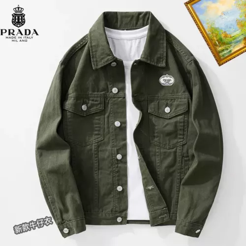 Prada Jackets Long Sleeved For Men #1368990 $60.00 USD, Wholesale Replica Prada Jackets